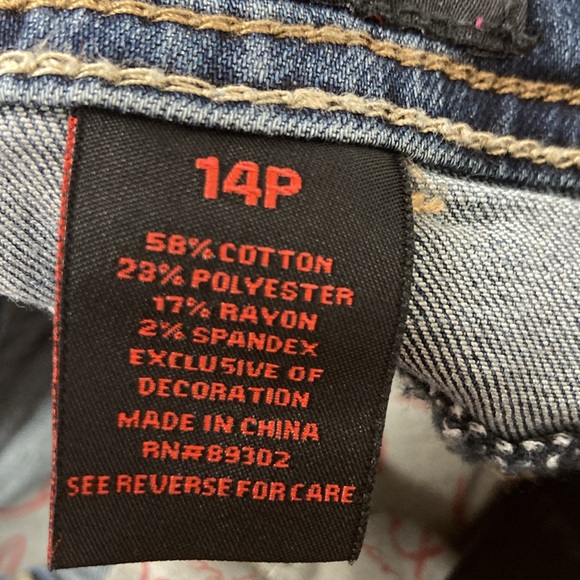 NWT denim skirt with SPARKLE - Picture 6 of 6